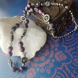 Multi gemstone necklace